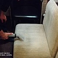 Химчистка диванов кофейни Treveler's