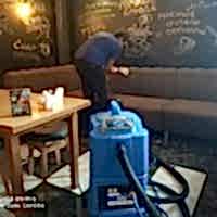 химчистка мягкой мебели ресторана Пушка в Алматы